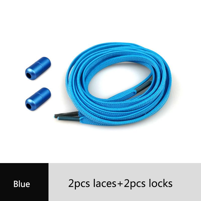 Kids Adult Elastic Popular No Tie Unisex 1Pair Capsule Buckle Shoelace Flat Sneakers Creative New High Quanlity Locking