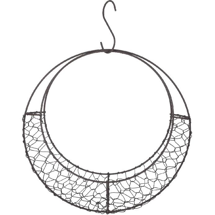 

Hemoton Moon Shape Metal Wire Hanging Basket, S Shape Succulent Planter Holder for Home, Garden, Wedding, Cafe Decor, 11.02 X 11.02 X 2.36 Inches,