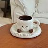 Wutuo Cute Ceramic Mug & Saucer Set