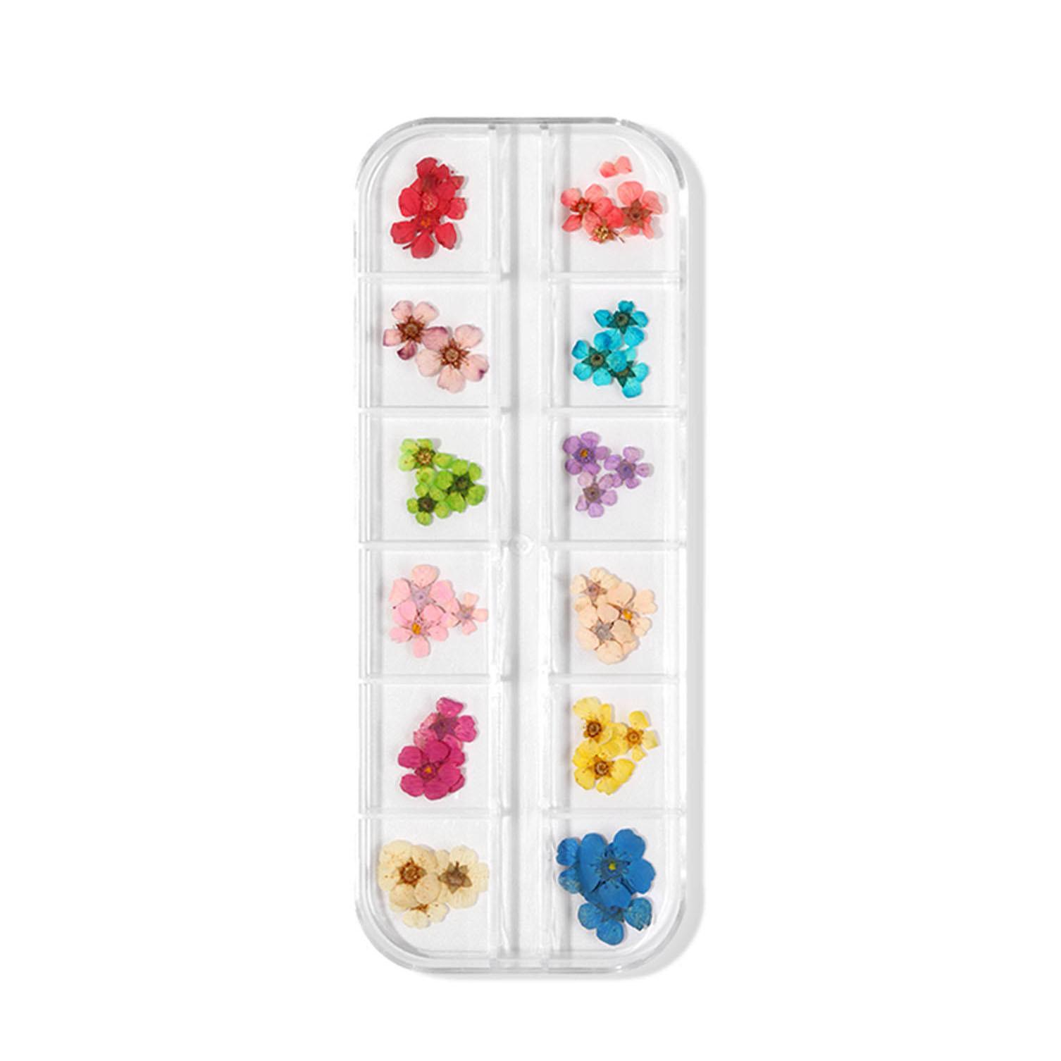 Dried Flower Japanese Nail Immortal 3D Lace Flower Daffodil Set