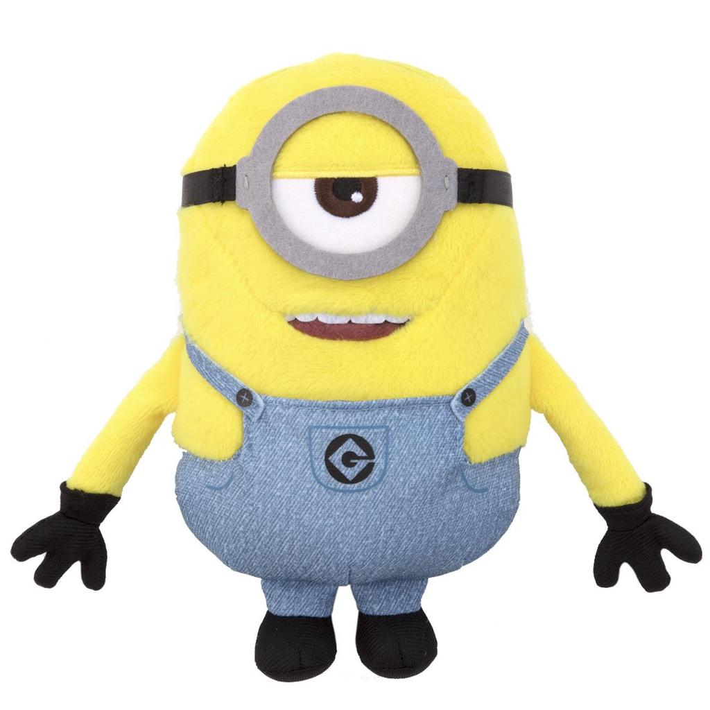 Minions Singer-Song Minions Stuart Plush Toy, Approximately 17cm Tall