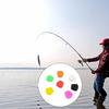 30lots Bright Colored Plastic Bobbers Multicolor Plastic Corn Floaters for Enhances Visibilities In Freshwaters Fishing