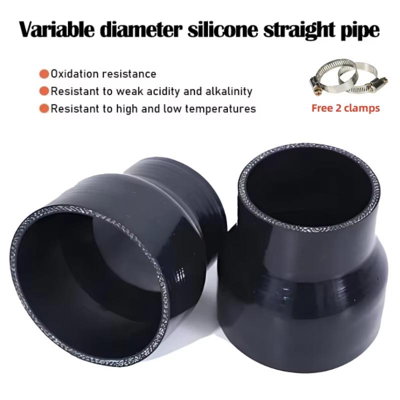 ID50/55mm-60/90mm Universal Silicone Hose Intercooler Turbine Intake Pipe Coolant Hose Straight Silicone Reducer Length 100mm