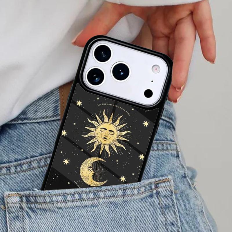 Magic Moon Tarot soft Phone Case for iPhone 17ProMax 12 13 14 15 16e 17 Pro Max Plus Air Cover