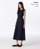 Musinsa Standard Woman Women'S Paneled Denim Maxi Dress [Deep Indigo]