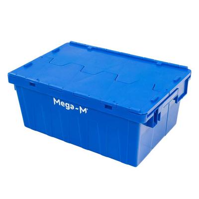 Mega-M Transport Container, Lockable, W-60 Cm, D-40 Cm, H-25 Cm, Plastic, Blue, N