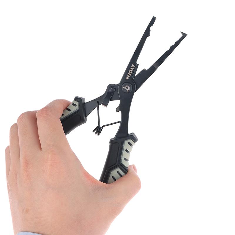 Fishing Pliers Tools Accessories For Goods Tackle Pliers Vise Knitting Flies Scissors Braid Set Fish Tongs Multifunction