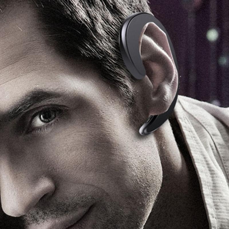 Painless Wearing Headsets with Mics for Phone Bluetooth-compatible Headphone Sport Earhook Bone Conductions Earbud