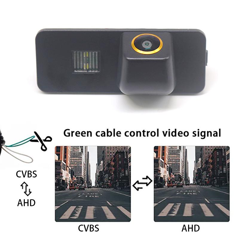 AHD NTSC Golden lens Car Rear View Reverse Camera For Volkswagen VW Polo Magotan Bora Jetta Golf5 Passat B6 B7 CC Skoda Superb 12 V
