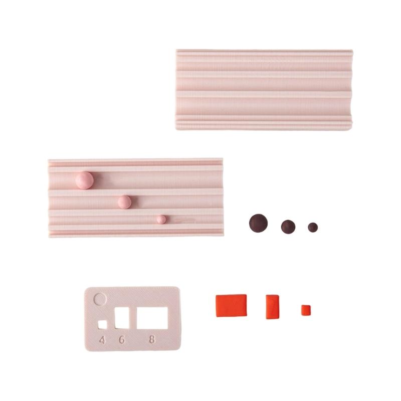 

Craft Sphere Rolling Machine For Oven Bake Clay Jewelry Making With Modifiable Measurements And Transportable Plan абрикосовый