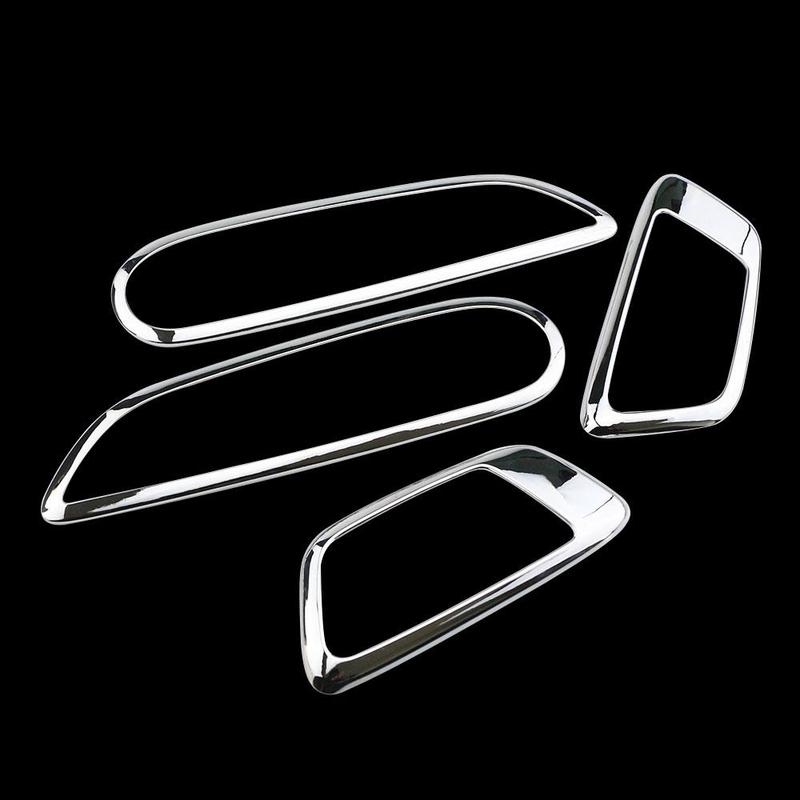 Premium ABS Carbon Fiber Look Inner Door Handle Bowl Cover Protector For Ford Fiesta MK7 2009-2014 For Ford Ecosport 2013-