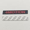 3D Metal Car Styling Logo 4 MOTION Fender Side Badge Rear Trunk Emblem Sticker For VW Tiguan Arteon Golf Polo Jetta Accessories IF2