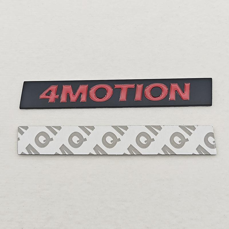 3D Metal Car Styling Logo 4 MOTION Fender Side Badge Rear Trunk Emblem Sticker For VW Tiguan Arteon Golf Polo Jetta Accessories IF2