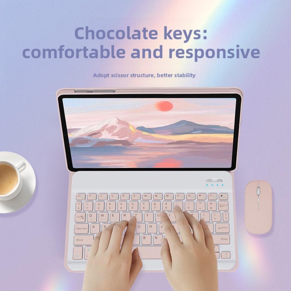 Bluetooth Keyboard Case for VivoPad 2 11 Inch with Mouse Air Cover Compatible with iQOO 12 1 Protective Shell