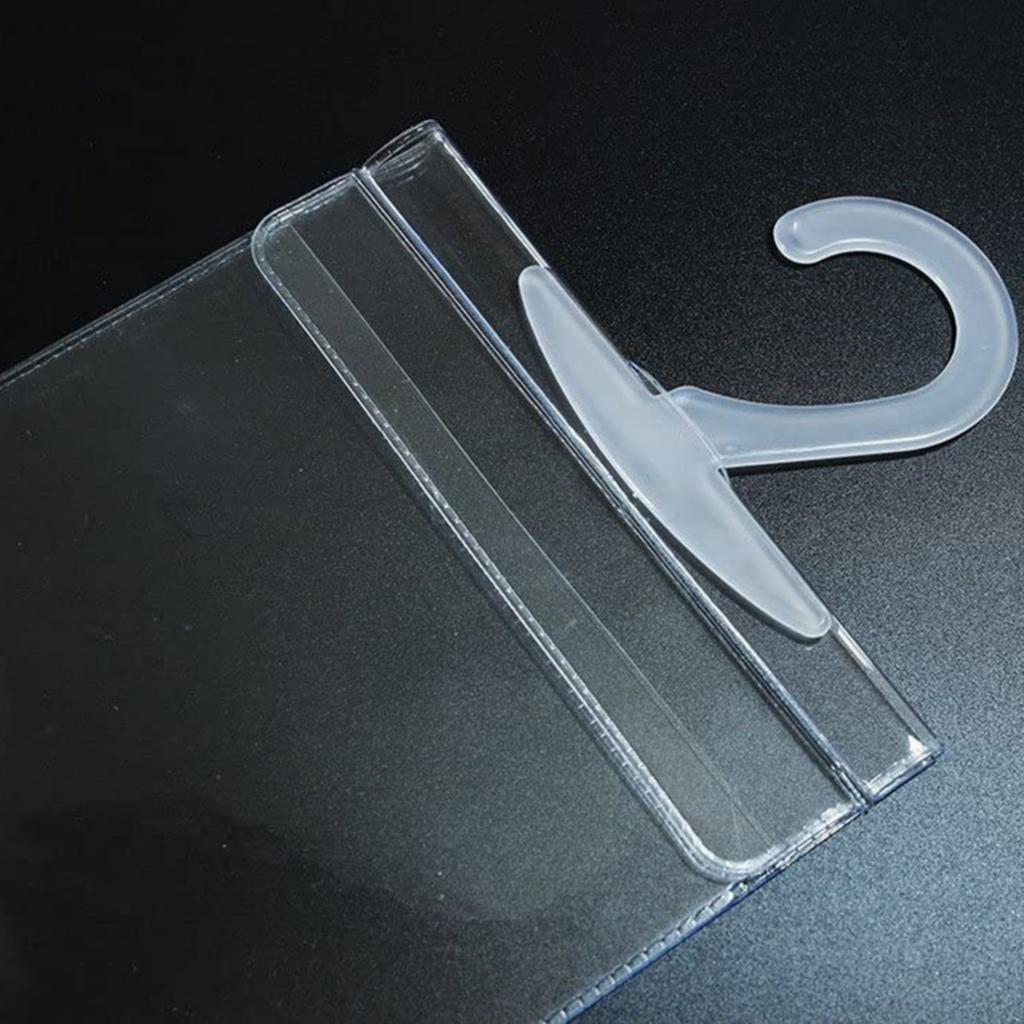 2-pack Of PVC Hook Bags For Transparent Storage