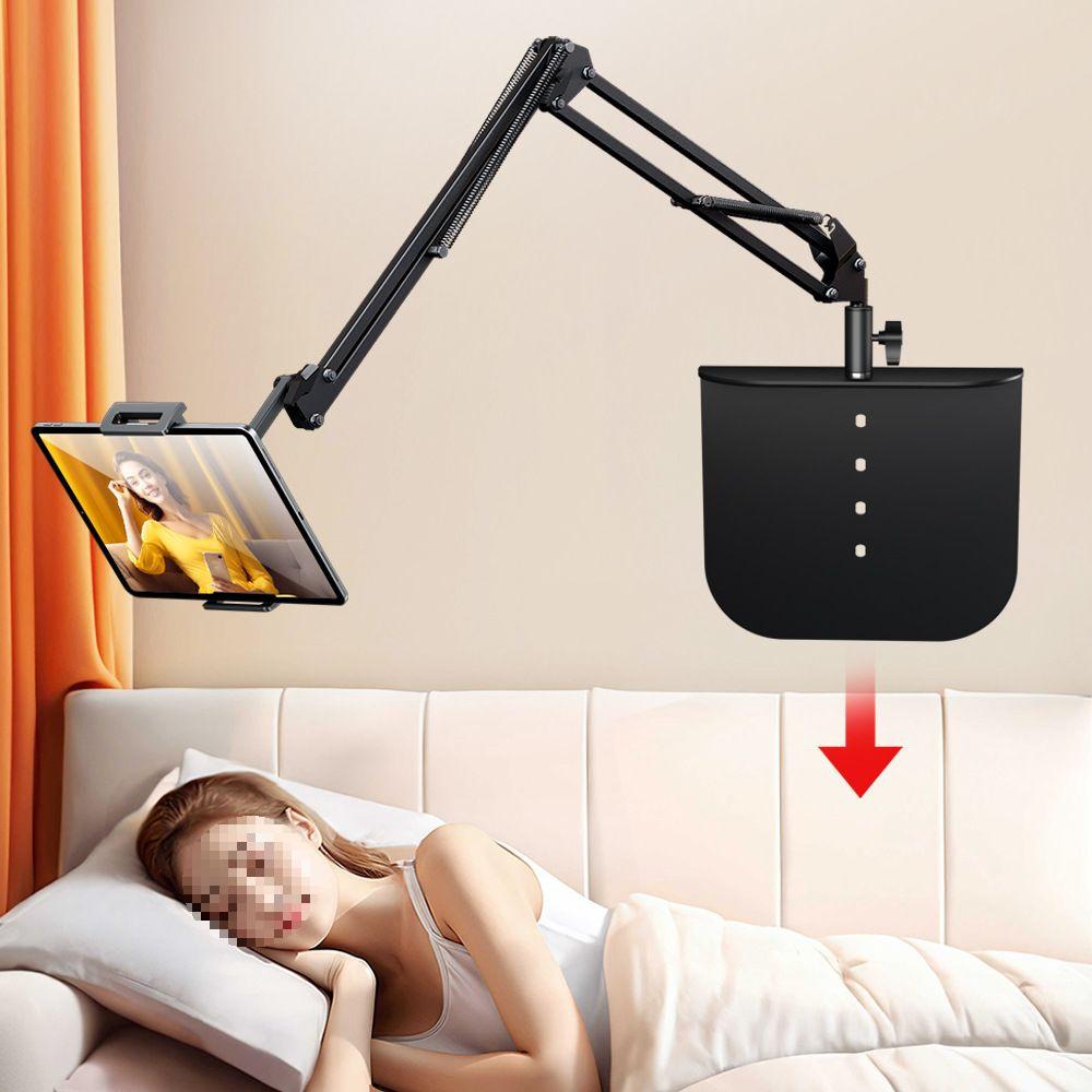 Universal Clip-On Phone & Tablet Holder for Bedside or Desktop - Ideal for Hands-Free Viewing