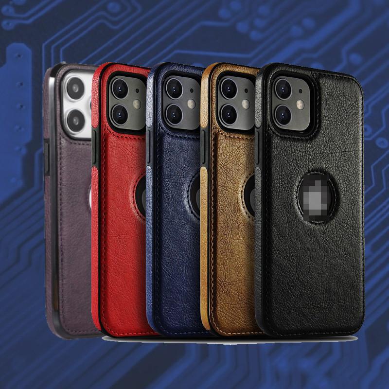 Chic Faux Leather Iphone 16 Case Versatile Protection With Magnetic Closure Design