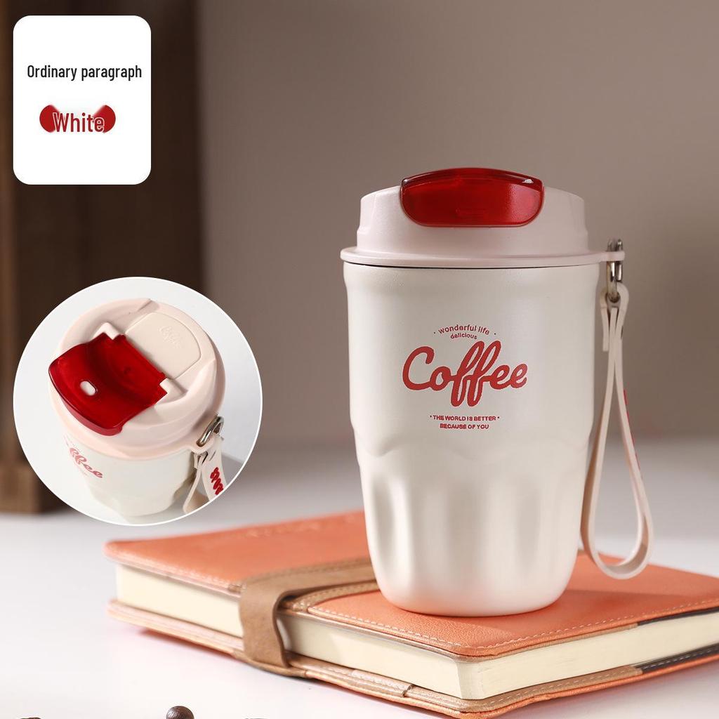 Stainless Steel Smart Coffee Thermos Cup with Seamless Inner Liner - Portable & Stylish Gift