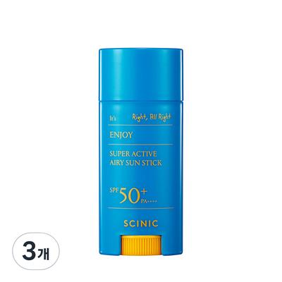 Scinic Enjoy Super Airy Sun Stick SPF50+ PA++++, 15 g, 3 kusy