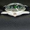 VINTAGE HAND-WINDING SWISS MENS REFURBISHED GREEN COLOR DIAL WATCH A700987-5 R205a-a700987
