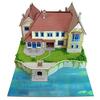 Sankei Miniature Art Kit Studio Ghibli Series When Marnie Was There Marsh House 1/220 Scale Papercraft MK07-24