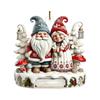 4PCS Acrylic Santa Couple Ornament Growing Old Together Christmas Tree Ornaments  Christmas Tree