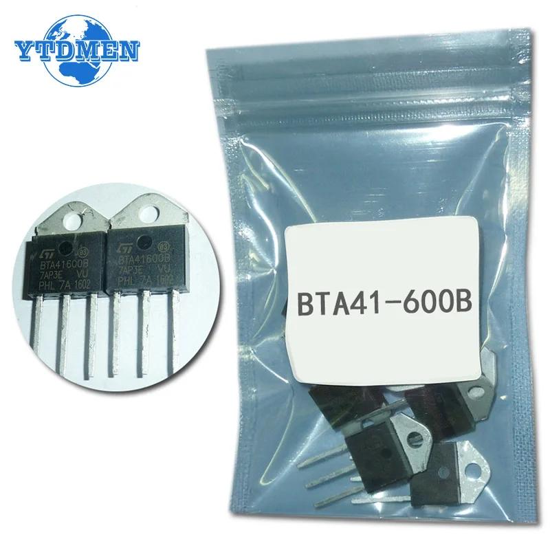 

5 ШТ. Регулятор BTA41-600B TO-3P Тріак BTA41-600 40А 600В BTA41600B BTA41600 BTA41 чорний