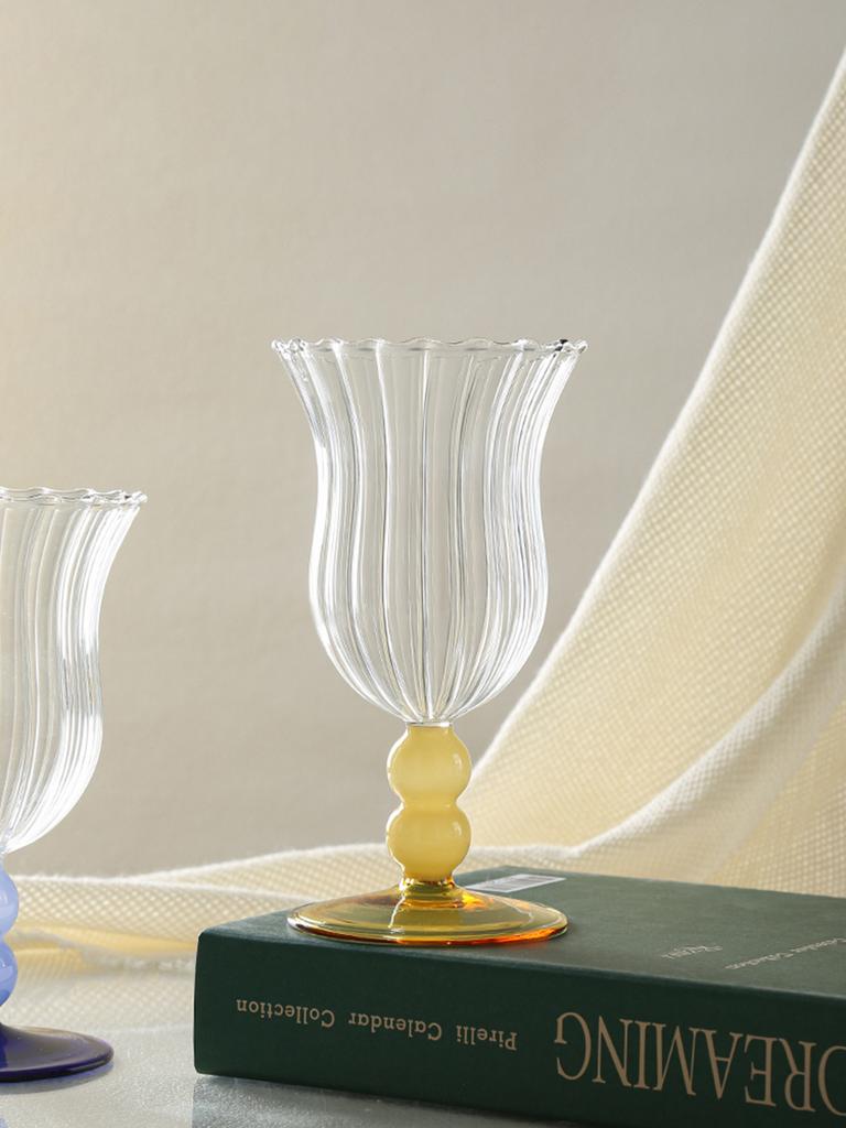 Retro Beaded Red Wine Glass Champagne Glass Stemware Household Water Cup Cocktail Glass Unique Gift