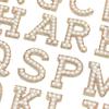 Self-Adhesive Pearl Rhinestone Letter Stickers: 26 DIY Jewelry & Clothing Accessories