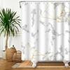 Marble Bathroom Curtain Abstract Modern Luxury Shower Curtain Waterproof Fabric Shower Curtain Bath Curtains With Hooks180x200