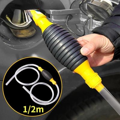 Hand Fuel Pump Car Fuel Tank Sucker Oil Transfer Fuel Pump Petrol Diesel Liquid Manual Pump Syphon Fuel Saver for Gas Gasoline