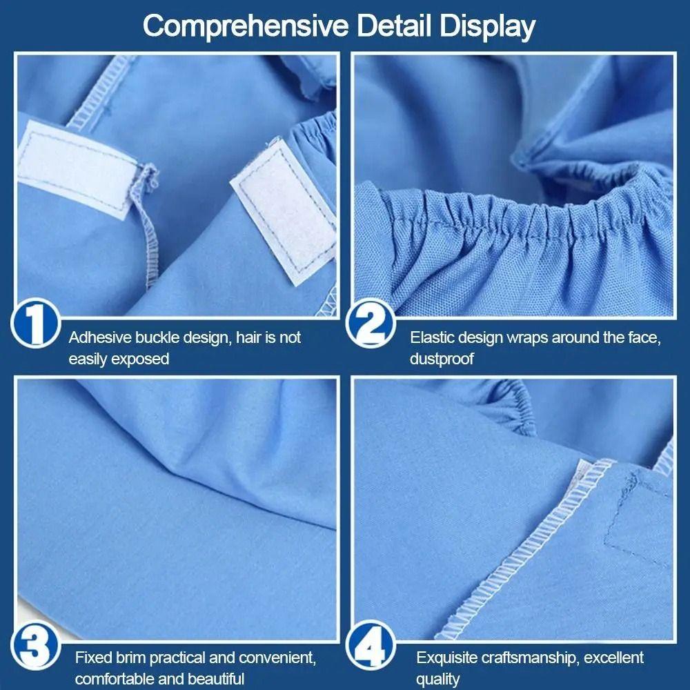 Breathable Dust-free Shawl Hat Neck Protector Workshop Work  Hat  Industrial Use