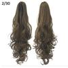 High Temperature Wire Wig European and American Big Wave Catching Ponytail Fashion Curly Hair Bundle