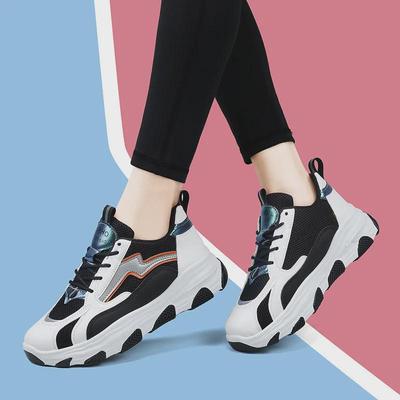 2025 Women's Trendy Spring Sneakers - Korean Style, Versatile & Lightweight Dad Shoes, Comfortable Casual Footwear.