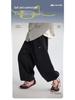 Fairy Tale Memory 2025 Spring/Autumn Kids' Embroidered Cuffed Sweatpants - Boys' Loose Fit