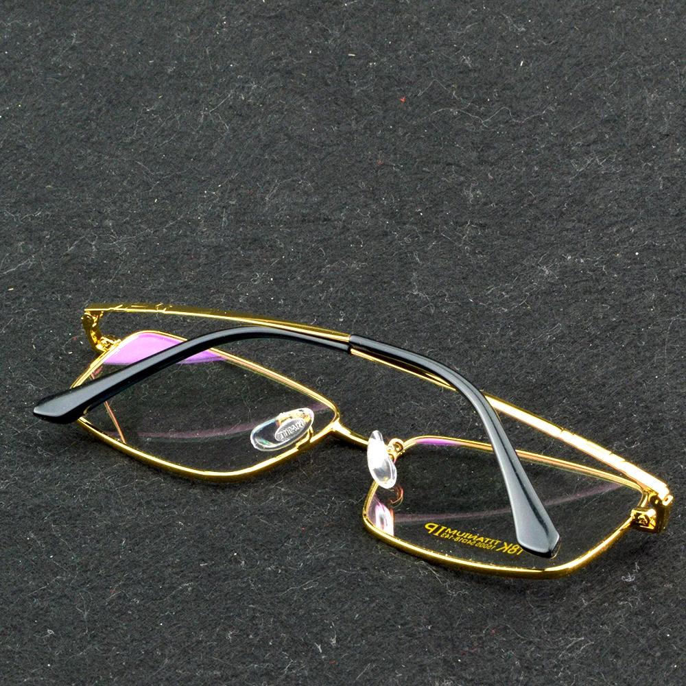 Premium Gold Color Frame Reading Glasses Men Luxury Anti Glare Lenses Blue Light Reading Glasses Women +0.75 To +4