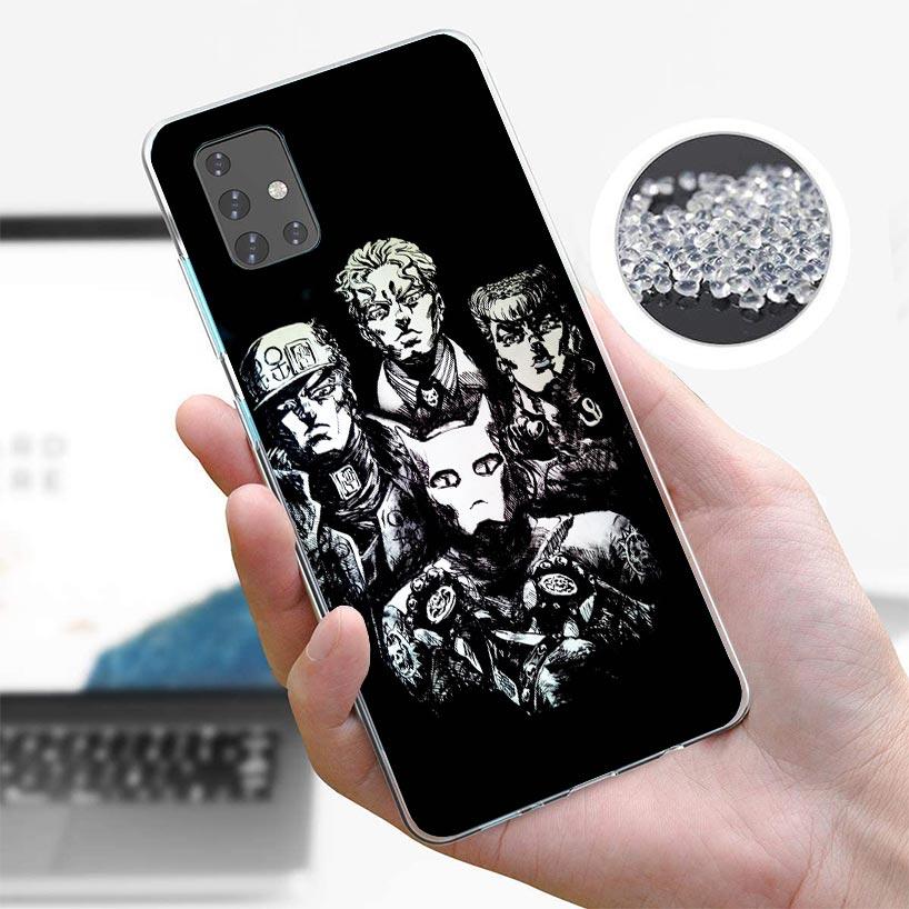 JoJo Kira Yoshikage Killer Queen Phone Case For Samsung Galaxy A12 A52S A42 A32 A22 A51 A50 Note 20 Ultra 10 S10 Plus A71 A70 A3