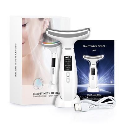 EMS masážny prístroj na zoštíhlenie krku LED fotónová terapia Skrášľovacie zariadenie na omladenie pleti Hot Cold Compress Anti Wrinkle Remove Double Brad