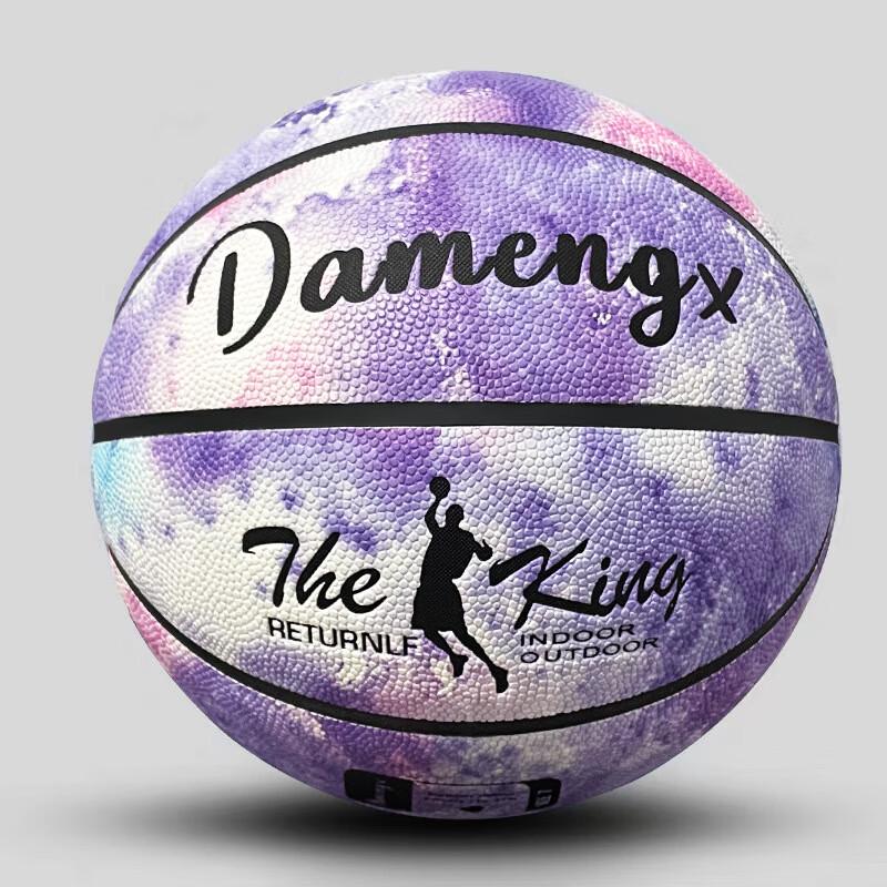 Norman Ink Wash Purple Youth Outdoor Basketball