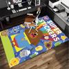 Cute Du-ggee Adventure Office Rug Chair Mat, Game Carpet, Suitable for Front Door, Bedroom, Living Room, Desk, Holiday Gift