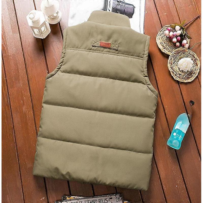 Winter Dicke Männer Fleece Westen Warme Ärmellose Weste Jacken Winter Männlichen Baumwolle-Gepolsterte Weste Mäntel Männer Outdoor Westen Herren