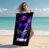 Personalized Customized Proof Beach Towel with Smiling Critters Pattern - Soft, Absorbent,quick-drying,perfect Swimming,camping&bathing