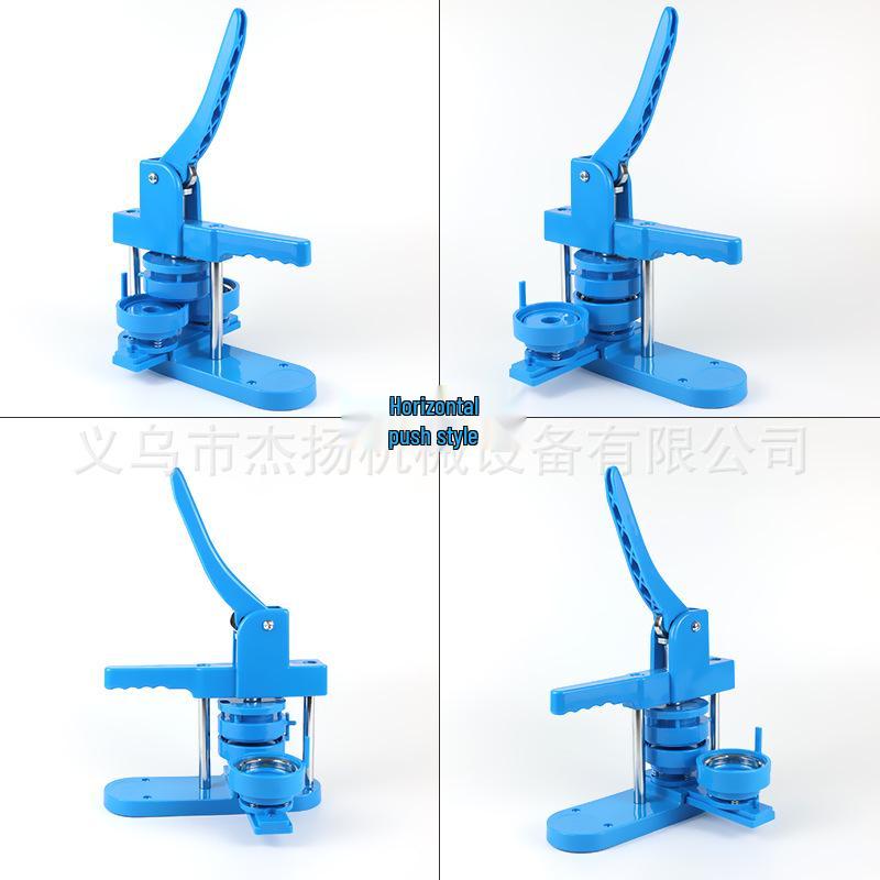 DIY Blue Tinplate Badge & Pin Making Machine for Children