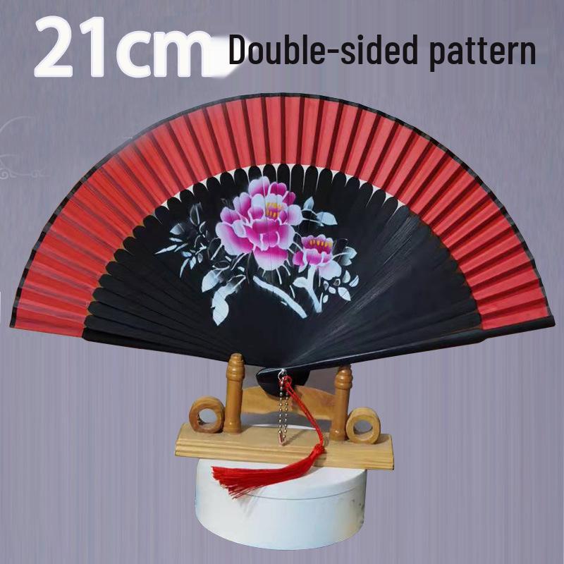 Evantai pliabil din bambus în stil chinezesc pentru Hanfu sau dans