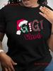 Gigi Claus T Shirt For Unisex Casual Crew Neck Vintage Breathable Fashion Slightly Soft Homme Versatile Streetwear