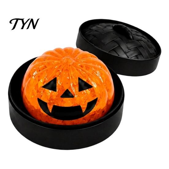 Halloween Classroom Prizes Ghost Bun Stress Ball, Slow Rising Soft TPR Fidget Toy Spooky Sensory for Anxiety Relief, Cute Squeeze in