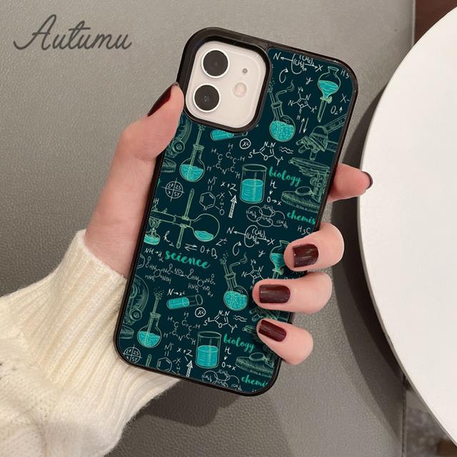 Biology and Chemistry Phone Case for iPhone 17 Air 15 16 16e 11 12 13 14 Pro Max Plus coque Fundas Shell