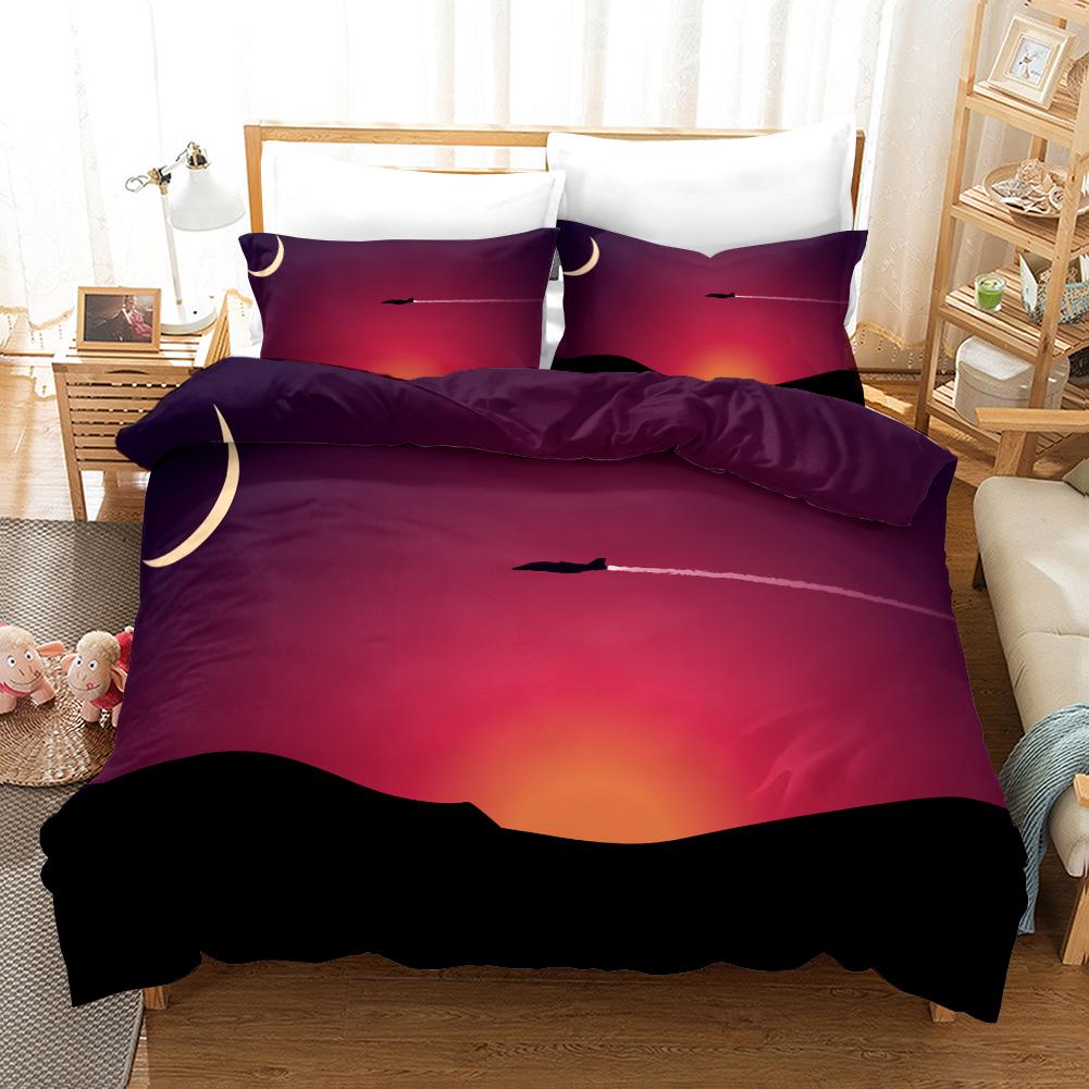Printed 3d Airplane Bedding Set For Boys Kids Duvet Cover Sets 100% Cotton Bedroom Set Bedding Ropa De Cama Twin Double Single