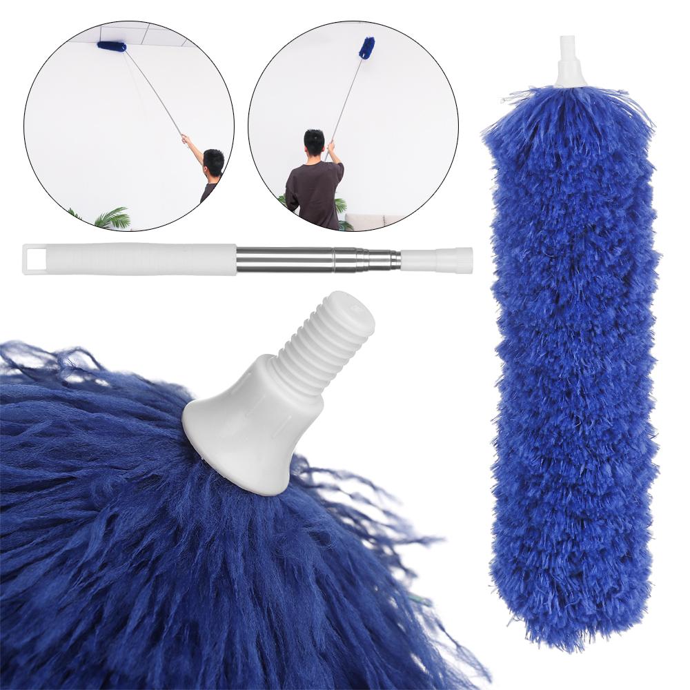 

New Portable Anti-static Car Washer Cleaner Home Cleaning Plastic Handle Microfiber Duster Duster 1.3Meter
