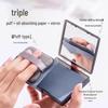 Portable Oil-Absorbing Face Paper with Puff & Mirror for Summer Oil Control